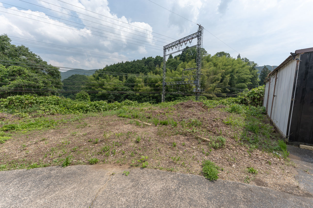 宇陀市榛原山辺三：畑写真