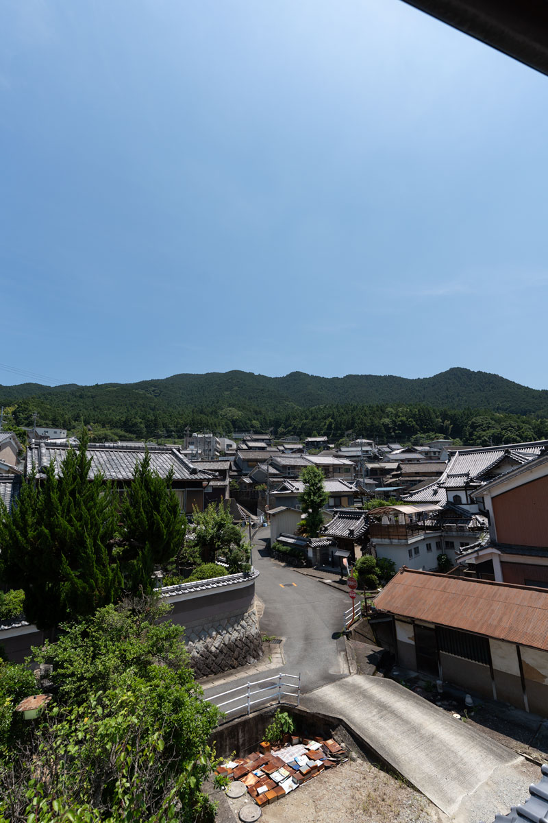 桜井市大字初瀬：２階和室からの景色