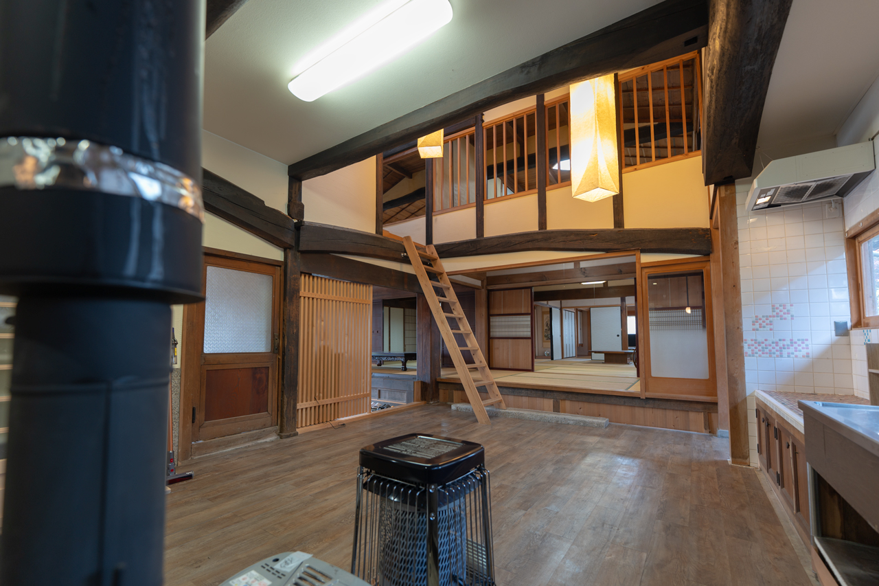 奈良県山辺郡山添村岩屋：キッチン写真