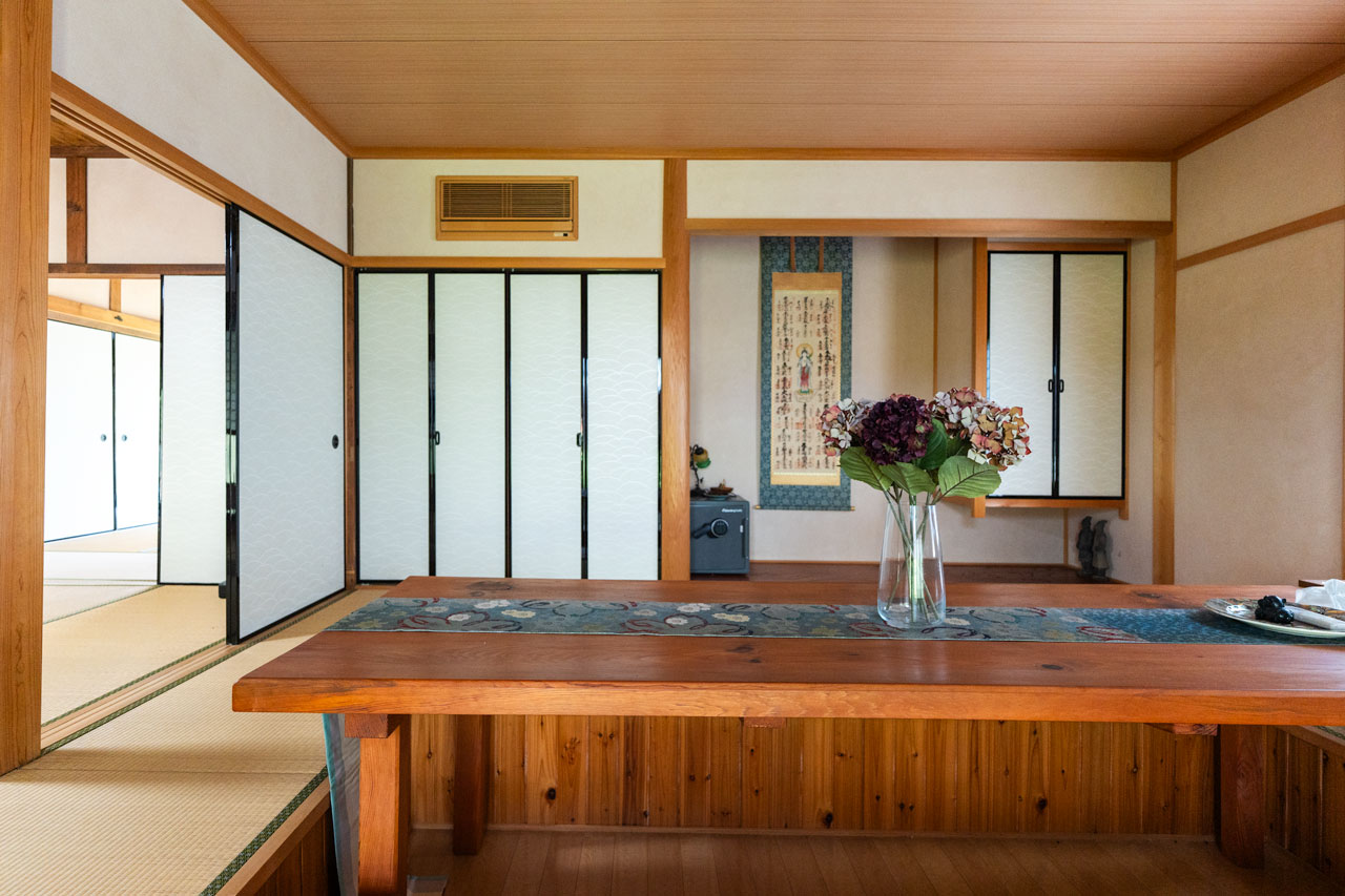 奈良県山辺郡山添村岩屋：和室写真