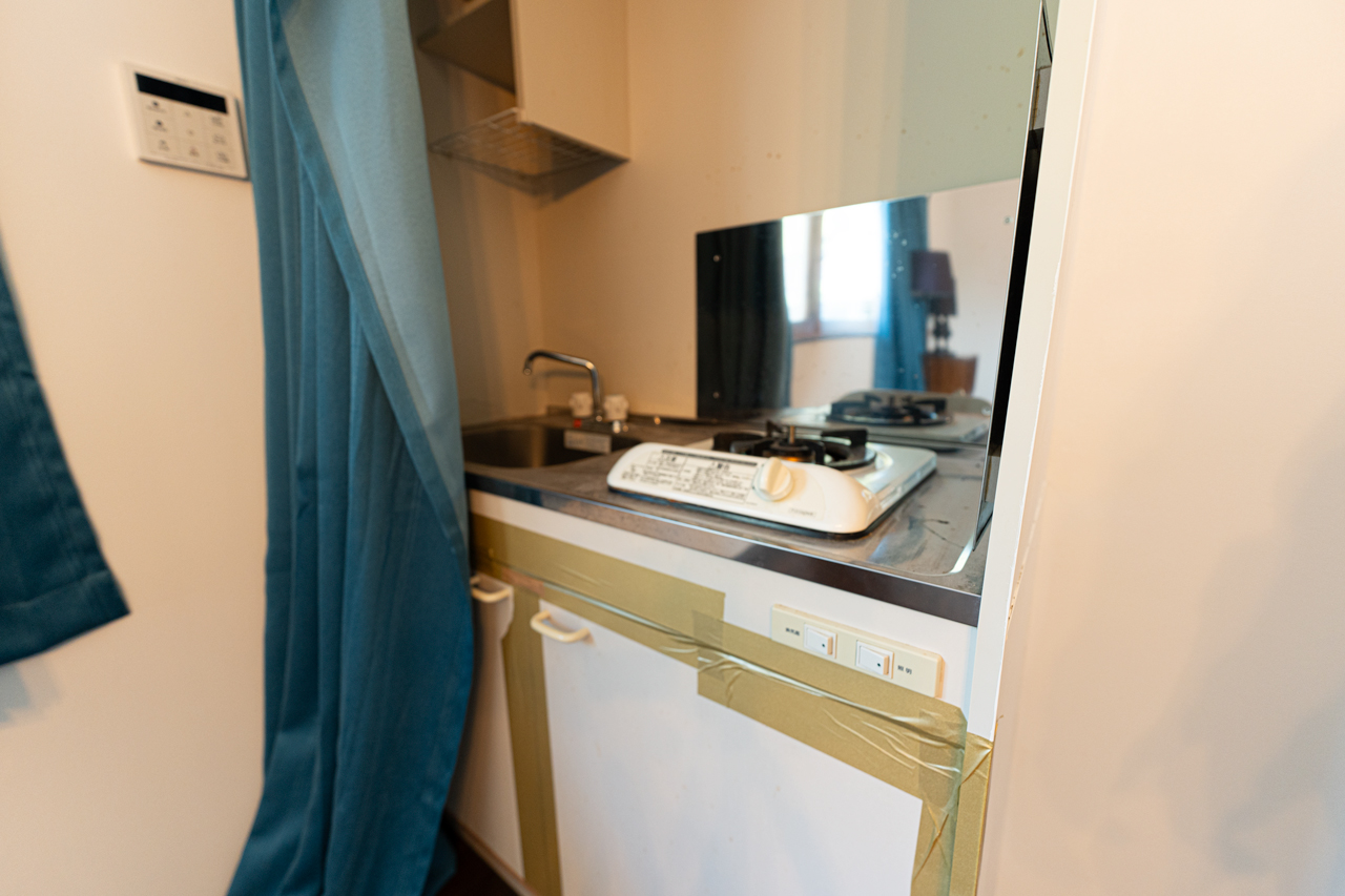 奈良県山辺郡山添村岩屋：ミニキッチン写真