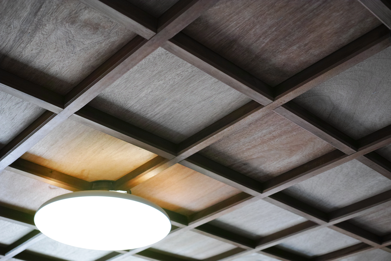 奈良県山辺郡山添村岩屋：格天井写真