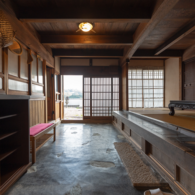 奈良県山辺郡山添村岩屋：土間玄関