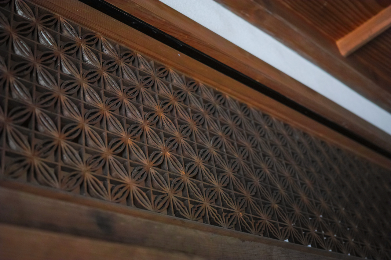 奈良県山辺郡山添村岩屋：建具フォーカス