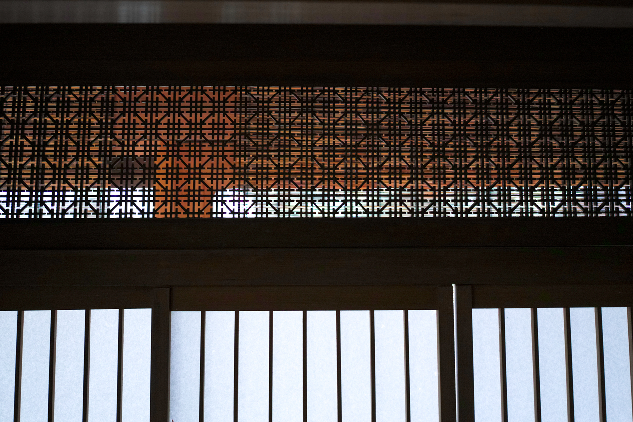 奈良県山辺郡山添村岩屋：建具フォーカス