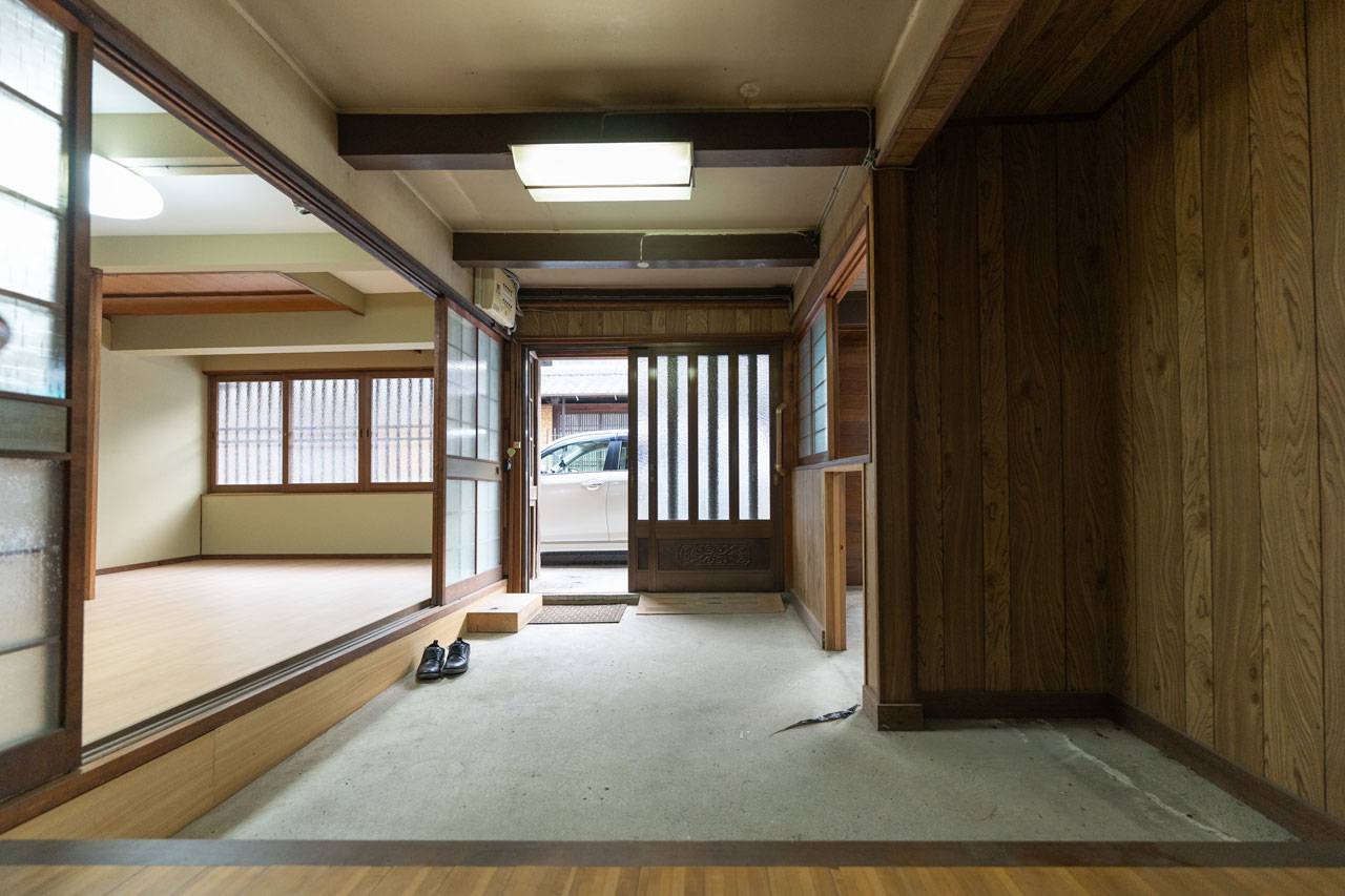 奈良県宇陀市大宇陀中新:土間写真