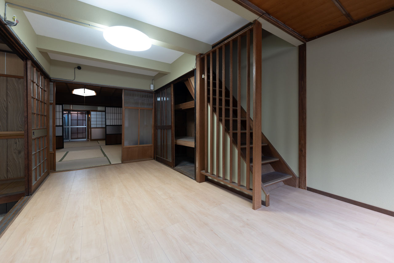 奈良県宇陀市大宇陀中新：板間写真