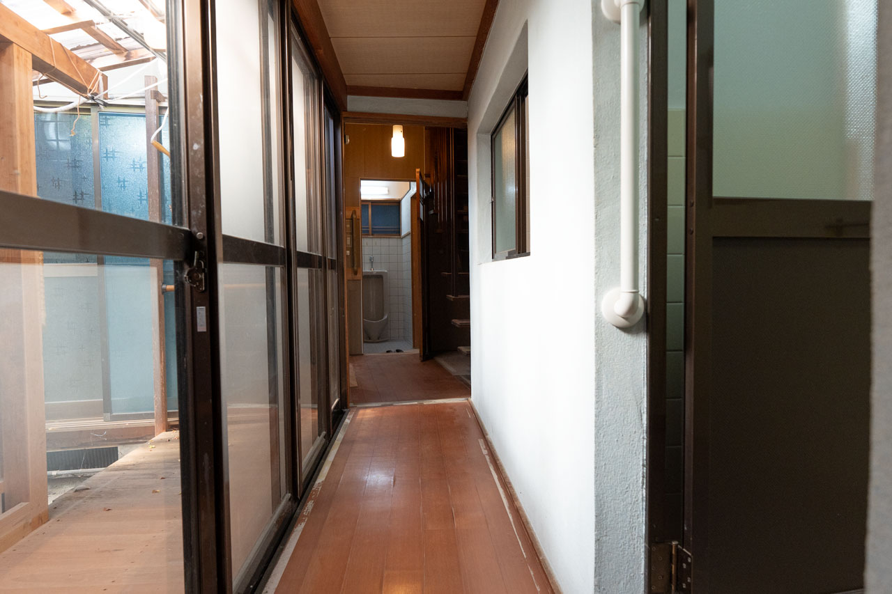 奈良県宇陀市大宇陀中新：廊下写真