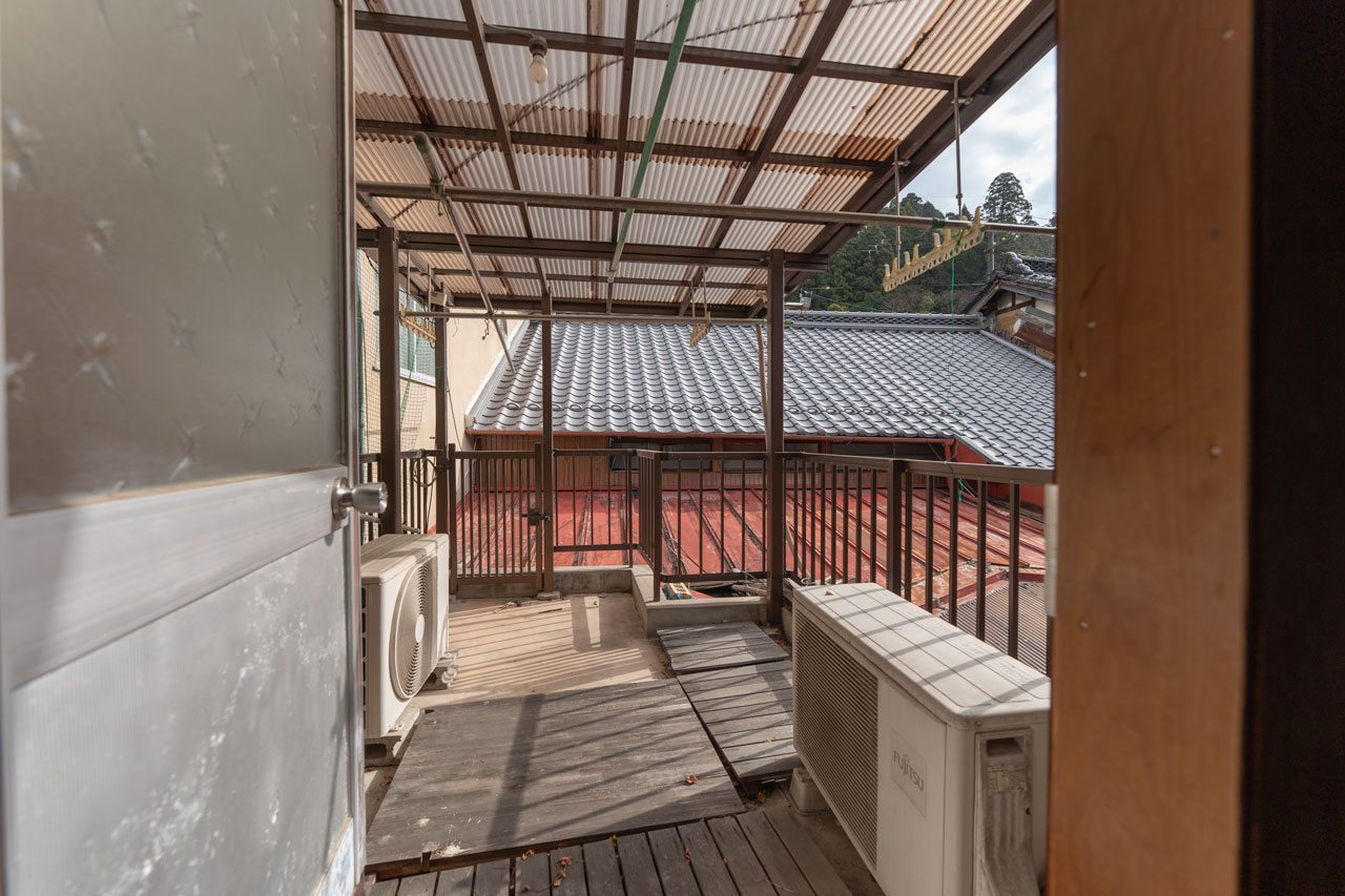 奈良県宇陀市大宇陀中新：ベランダ写真