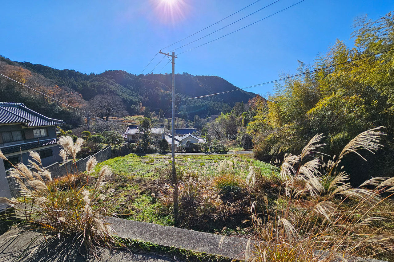 奈良県宇陀市榛原山辺三：畑写真