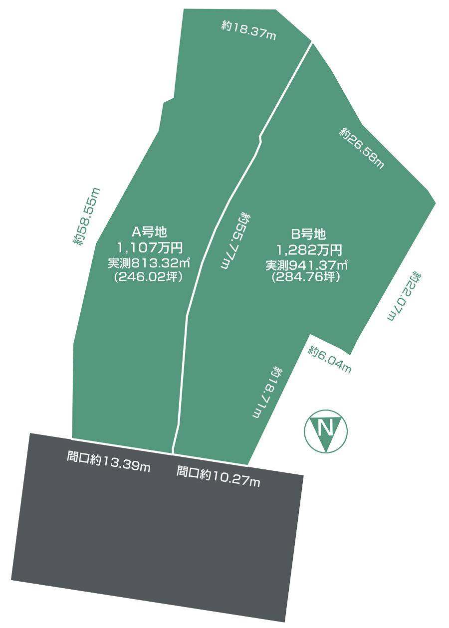 宇陀市大宇陀大東：区画図