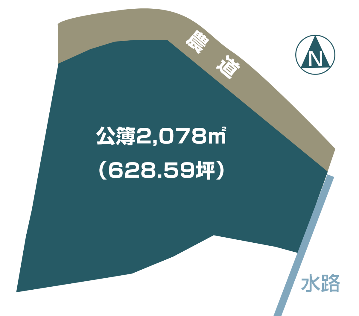 桜井市大字粟原　：区画図