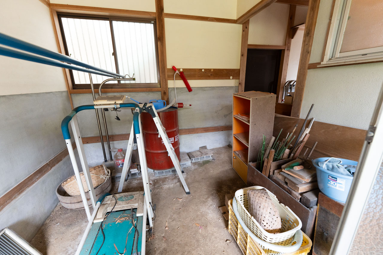 宇陀市大宇陀万六：土間写真