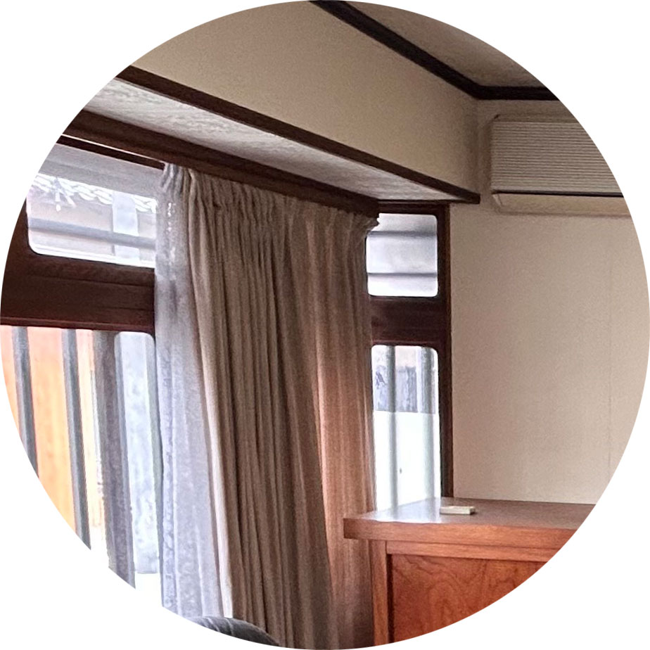 宇陀市大宇陀万六：出窓の写真フォーカス