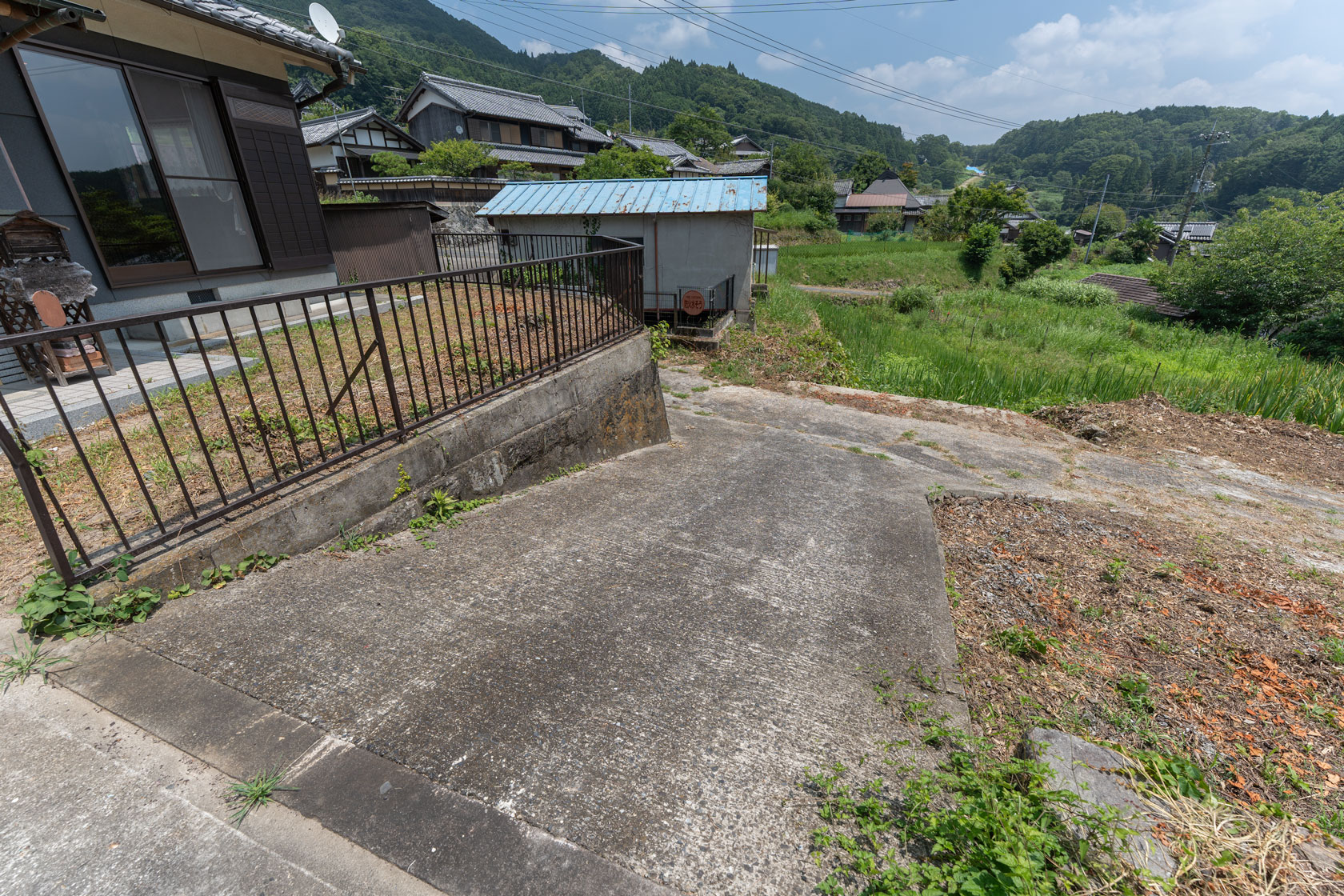 奈良県宇陀市室生向渕：スロープ