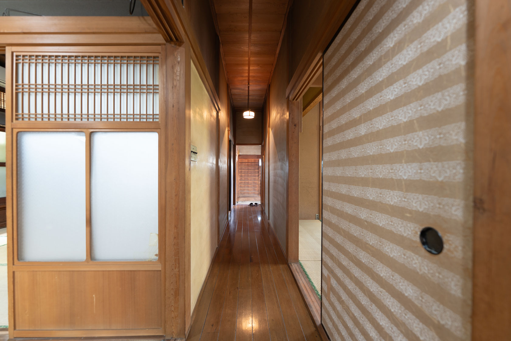 奈良県十津川村大字上野地：廊下
