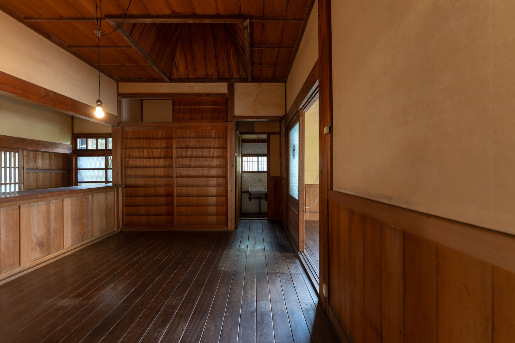 奈良県十津川村大字上野地：板間