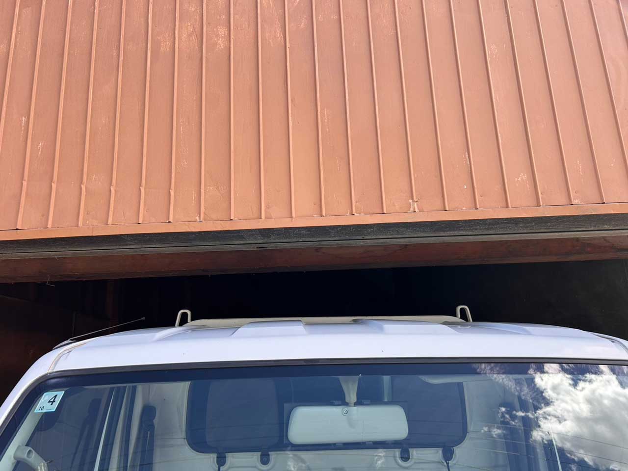 奈良県十津川村大字上野地：車庫