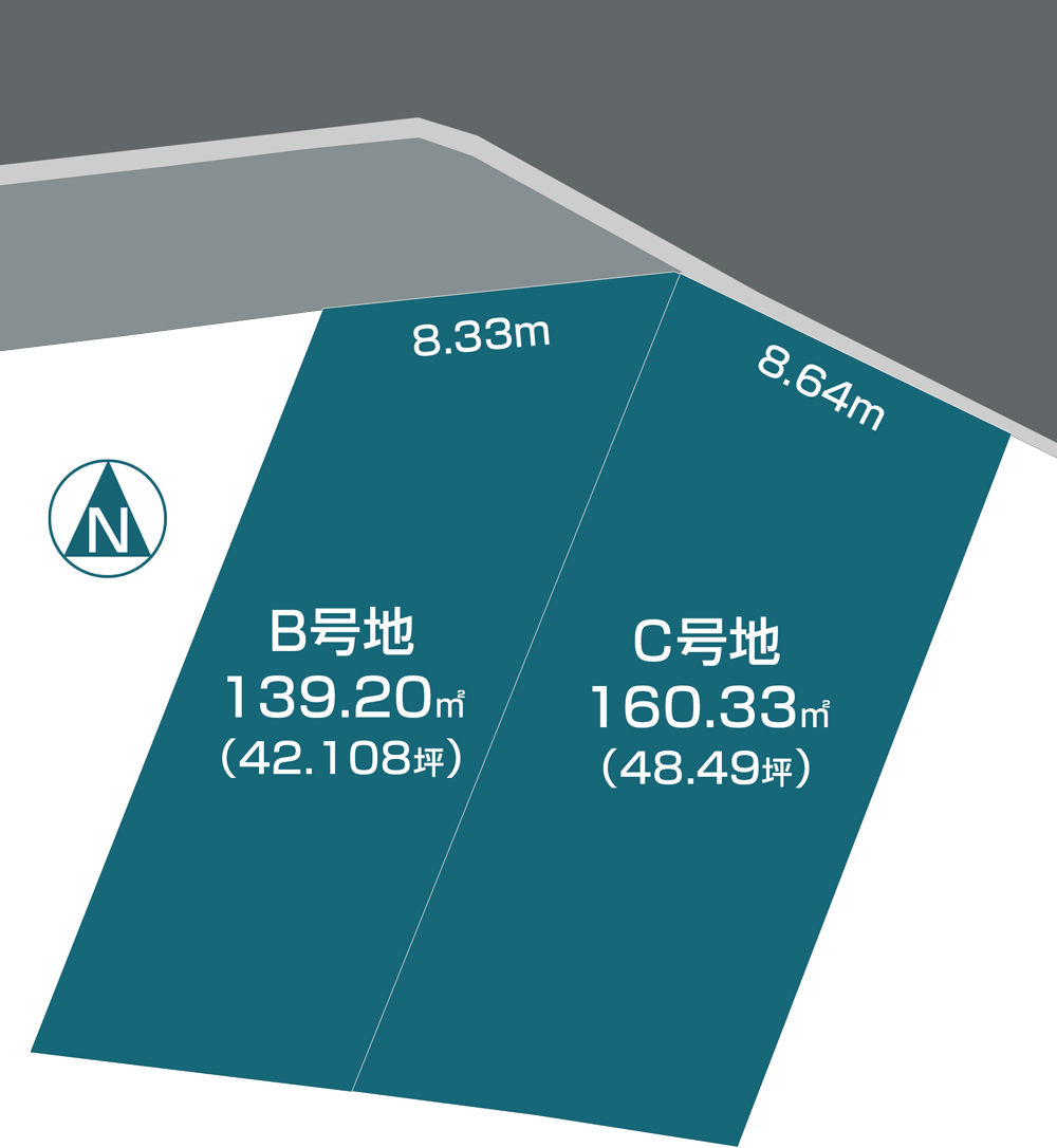 桜井市大字上之庄：区画図