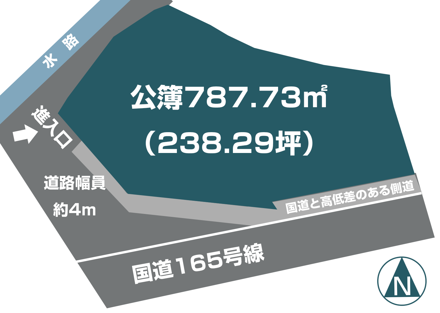 桜井市大字粟原　：区画図